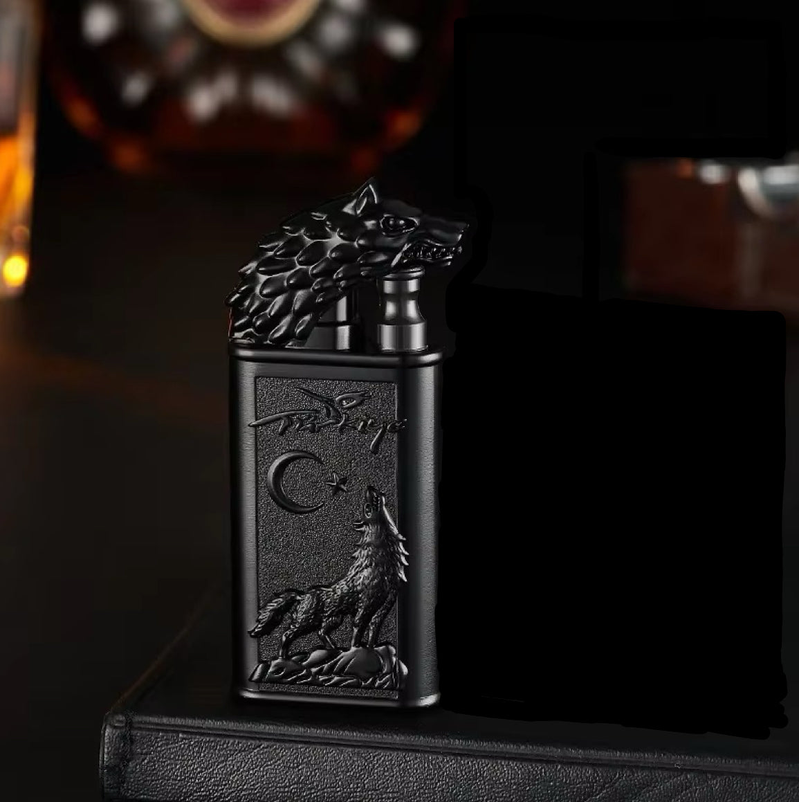 Windproof 3D Dragon Double Flame Torch + Lighter Combo, Perfect Gift for Men!